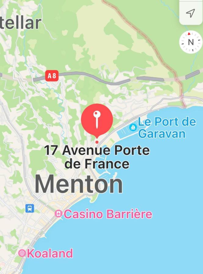 Studio 2 Pers , 40M2 En Bord De Mer Avec Vue Mer Mentone Esterno foto